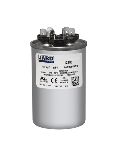 MARS - Motors & Armatures 12783 Round 35 + 5 uf MFD 440V VAC Motor Dual Run Capacitor
